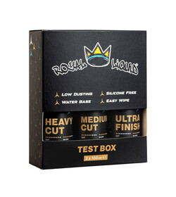 Royal Liquid Compound Test Box 3x100ml - zestaw trzech past polerskich