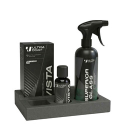 Ultracoat Vista 30ml + Superior Glass 500ml - zestaw powłoka do szkła i hydrofobowy płyn do szyb