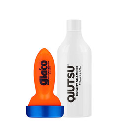 Soft99 Glaco QAD 120ml + Qjutsu Creamy Shampoo 750ml - innowacyjna niewidzialna wycieraczka z szamponem