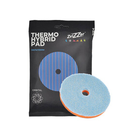 ZviZZer THERMO HYBRID WOOL PAD 130/15/130mm - agresywne hybrydowe futro polerskie na DA