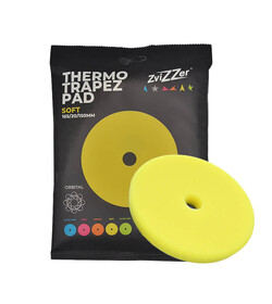 ZviZZer THERMO TRAPEZ PAD YELLOW SOFT 165/20/150, żółta gąbka polerska finiszowa