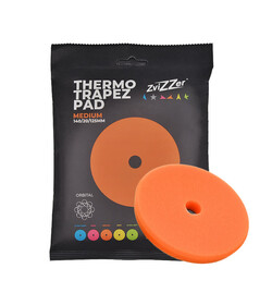 ​ZviZZer THERMO TRAPEZ PAD ORANGE MEDIUM 140/20/125, pomarańczowa gąbka polerska do one stepa