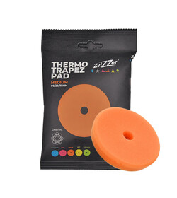 ​ZviZZer THERMO TRAPEZ PAD ORANGE MEDIUM 90/20/75, pomarańczowa gąbka polerska do one stepa