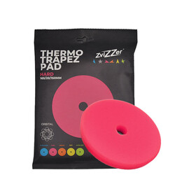 ​ZviZZer THERMO TRAPEZ PAD RED HARD 165/20/150, czerwona gąbka polerska tnąca