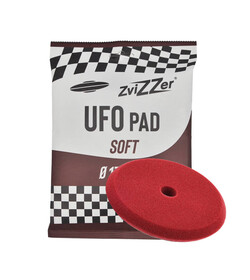 ZviZZer THERMO UFO PAD BORDEAUX SOFT 170/20/150mm - bordowa gąbka polerska miękka