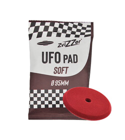 ZviZZer THERMO UFO PAD BORDEAUX SOFT 95/20/75mm - bordowa gąbka polerska miękka