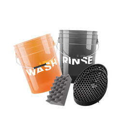 ADBL Bucket Set - zestaw wiader do mycia z gąbką i separatorami