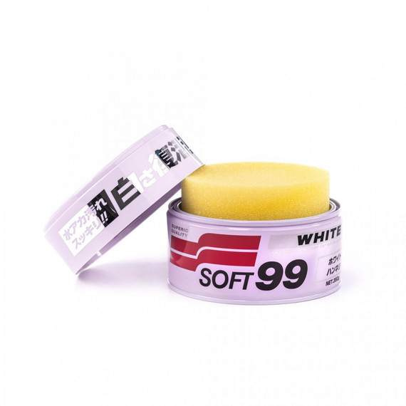 Soft99 White Soft Wax 350g - wosk do jasnych lakierów