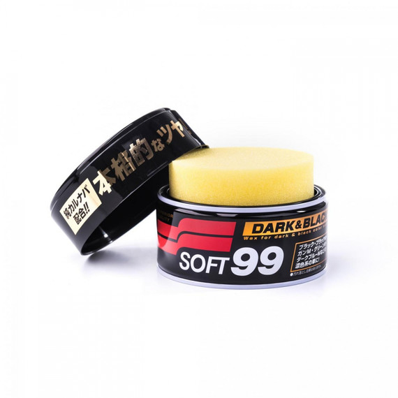Soft99 Dark & Black Wax 300g zestaw - wosk do ciemnych lakierów