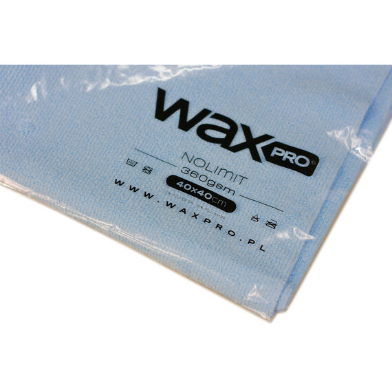 WaxPRO NoLimit Blue 360gsm 40x40cm - mikrofibra bezszwowa