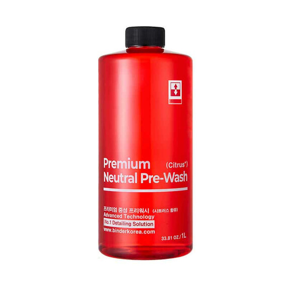 BINDER Premium Neutral Pre-Wash 1l Citrus+ - skoncentrowany środek do mycia wstępnego, neutralne pH