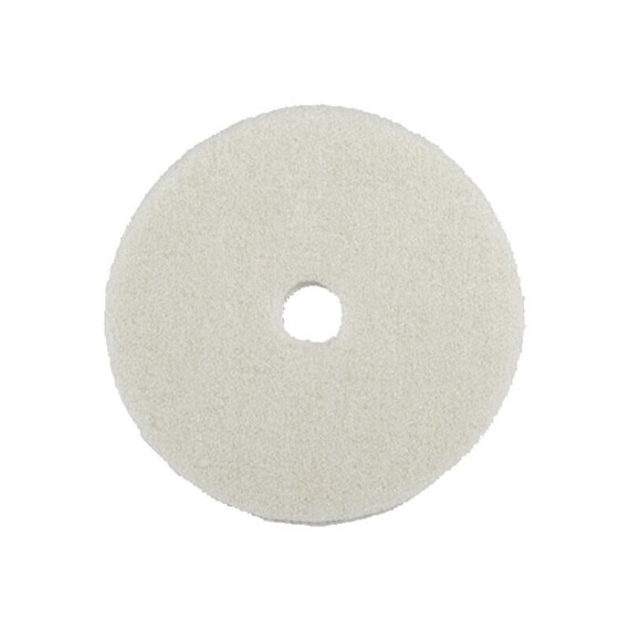 ZviZZer "Doodle" Wool - Pad white Ø 135/15/135mm, pad wełniany biały DA, futro polerskie
