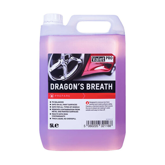 ValetPRO Dragons Breath 5L - środek du usuwania zanieczyszczeń metalicznych