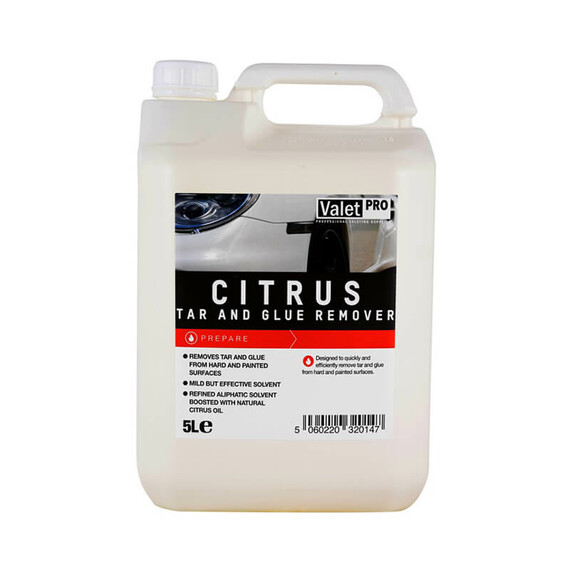 ValetPRO Citrus Tar and Glue Remover 5L - środek do usuwania kleju, smoły