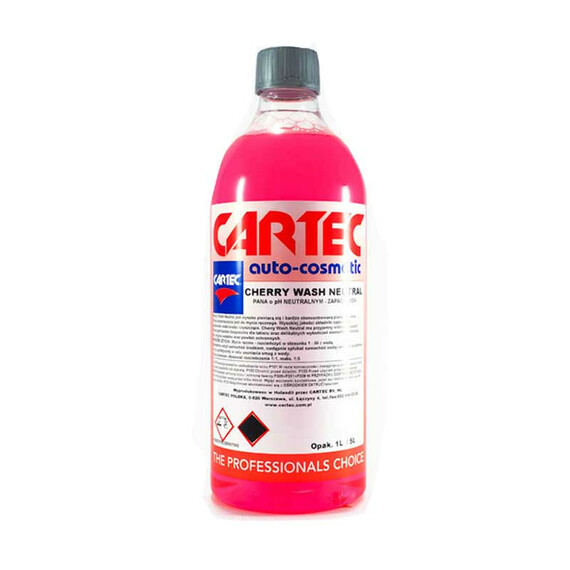 Cartec Cherry Wash pH Neutral 1L - aktywna piana, neutralne pH