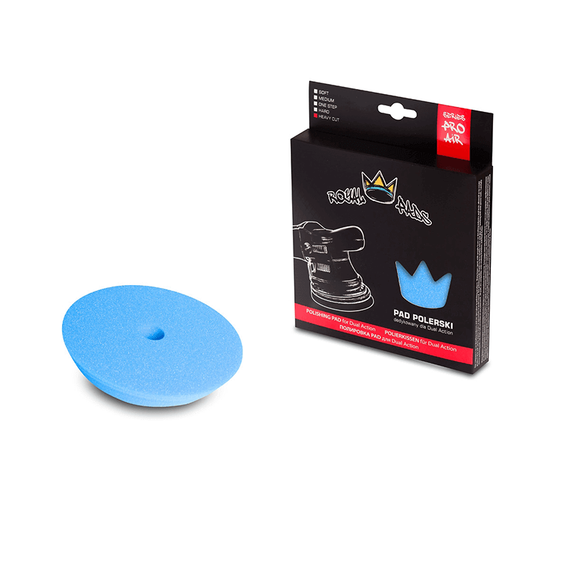Royal Pads Air Heavy Cut Pad 80/93mm - niebieski pad polerski mocno tnący