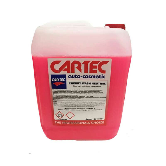 Cartec Cherry Wash pH Neutral 5L - aktywna piana, neutralne pH