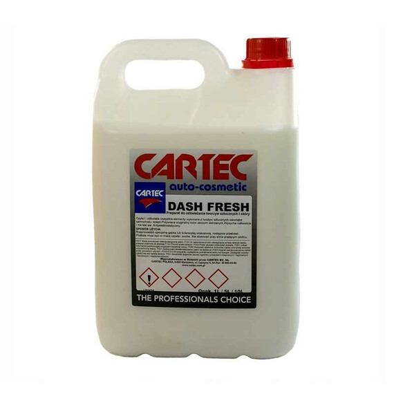 Cartec Dash Fresh 5L - mleczko do odświeżania tworzyw sztucznych, skór