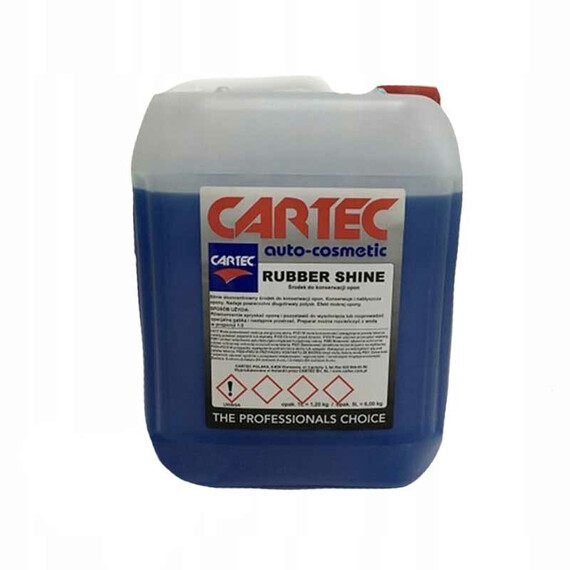Cartec Rubber Shine 5L - środek do konserwacji opon i elementów gumowych