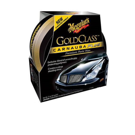 Meguiar's Gold Class Carnauba Plus Premium paste Wax 311g - długotrwały wosk samochodowy