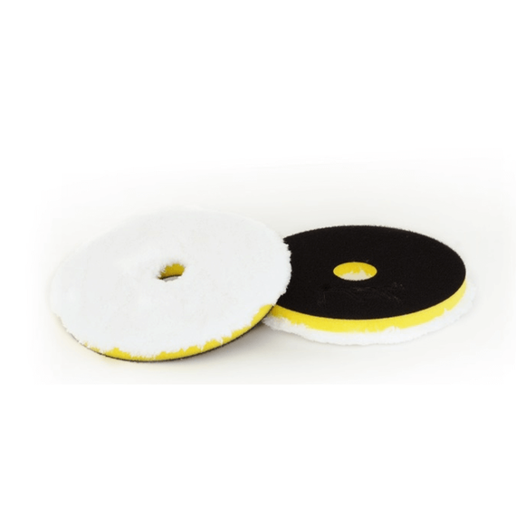 NAT Pad Mikrofibrowy Mocno Agresywny Twardy (żółty) 150mm DA