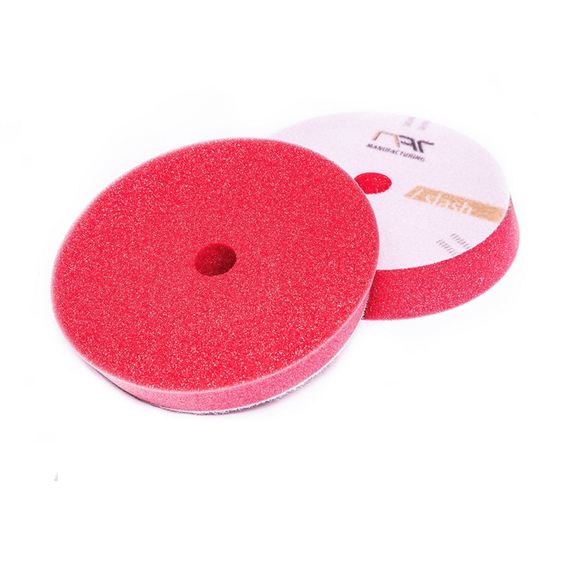 NAT Slash DA Czerwona Średnio Miękka gąbka polerska 133/148mm