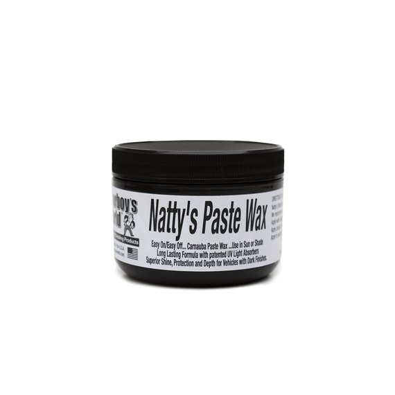 Poorboy's Natty's Paste Wax Black 235ml - wosk carnauba, do ciemnych i czarnych lakierów