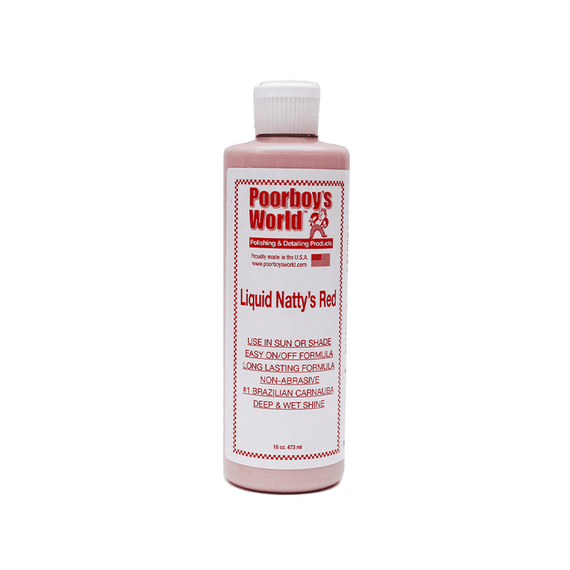 Poorboy's Natty's liquid Wax Red 473ml - wosk w płynie