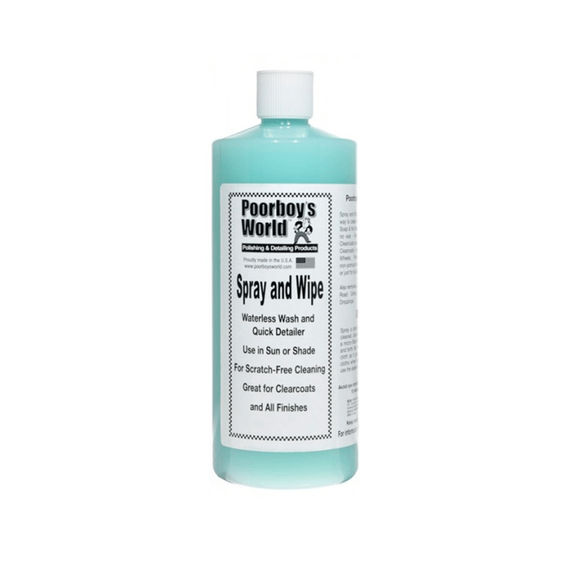 Poorboy's Spray & Wipe 946ml - środek do mycia auta bez użycia wody