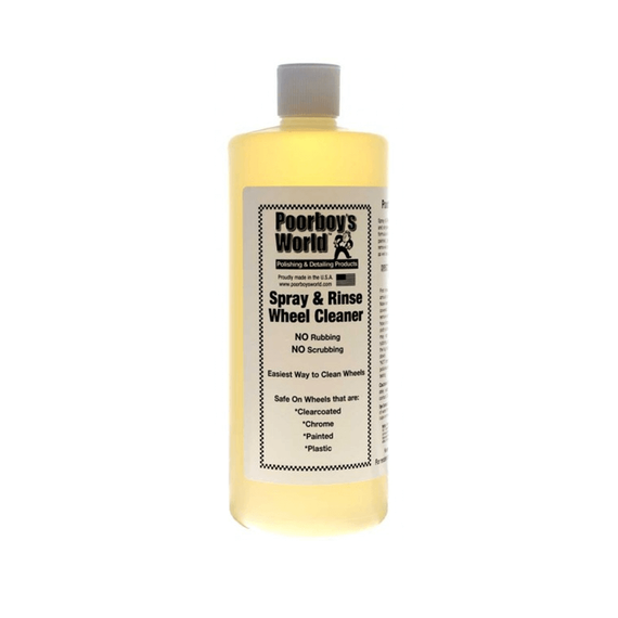 Poorboy's Spray and Rinse Wheel Cleaner 946ml(at.) - kwaśny środek do mycia felg