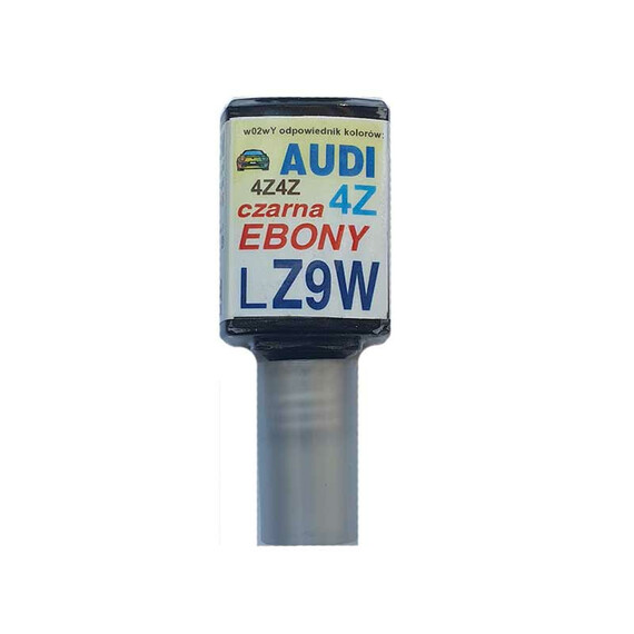 Zaprawka LZ9W Czarna Ebony Audi 10ml