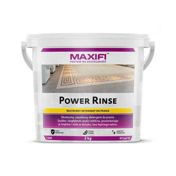 Maxifi Power Rinse 2kg - skoncentrowany i skuteczny proszek do ekstrakcji