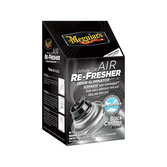 Meguiar's Whole Car Air Re-Fresher (Black Chrome Scent) - neutralizator zapachu