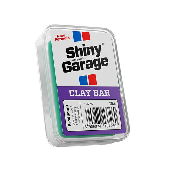 Shiny Garage Clay Bar 100g - miękka glinka
