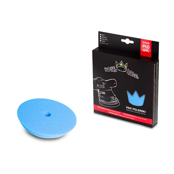 Royal Pads Air Heavy Cut Pad 153/165mm - niebieski pad polerski mocno tnący