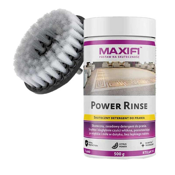 Maxifi Power Rinse 500g + szczotka na wiertarkę