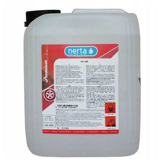 NERTA ATC 100 5L - środek kwasowy, mycie aluminium