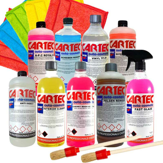 CARTEC zestaw kosmetyków samochodowych