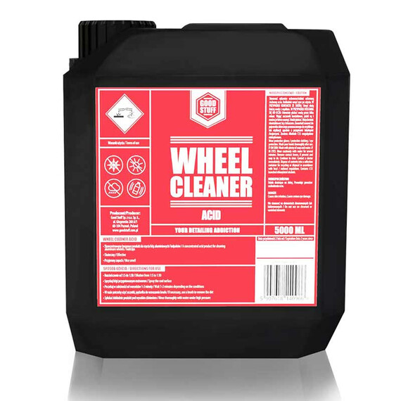 Good Stuff Wheel Cleaner Acid 5l - kwasowy środek do czyszczenia felg aluminiowych i kołpaków
