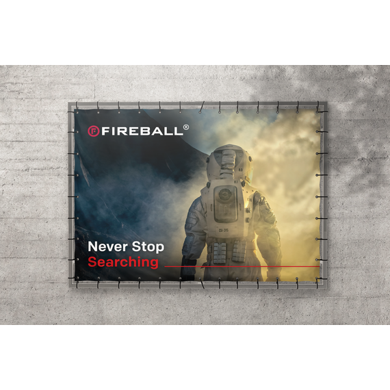 FIREBALL banner - Never Stop Searching