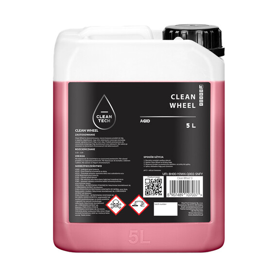 CleanTech Clean Wheel 5L - kwasowy produkt do mycia felg