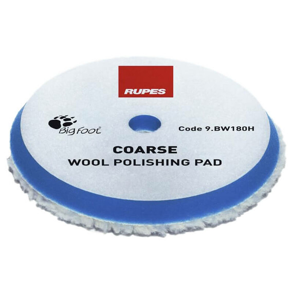Rupes tarcza polerska z wełny 150/170mm blue wool coarse (twarda)