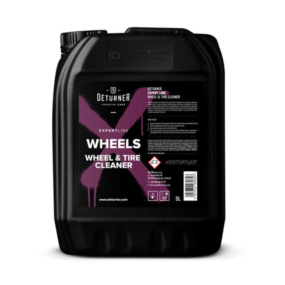 Deturner Xpert Tire & Wheel Cleaner 5L - zasadowy produkt do mycia felg