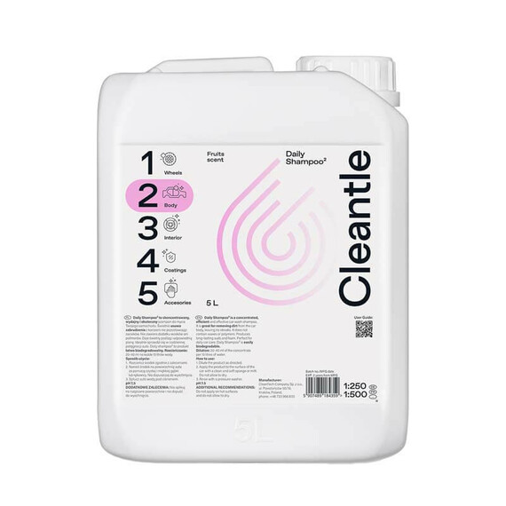 Cleantle Daily Shampoo 5L Fruits Scent