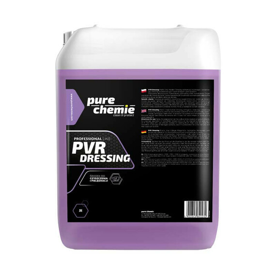 Pure Chemie PVR Dressing 5L - dressing do plastików i gum wewnętrznych