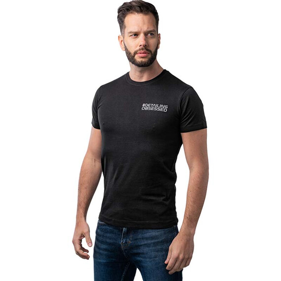 #DETAILING OBSESSED – Koszulka T-shirt Slim Fit - męska - DUŻE LOGO NA PLECACH