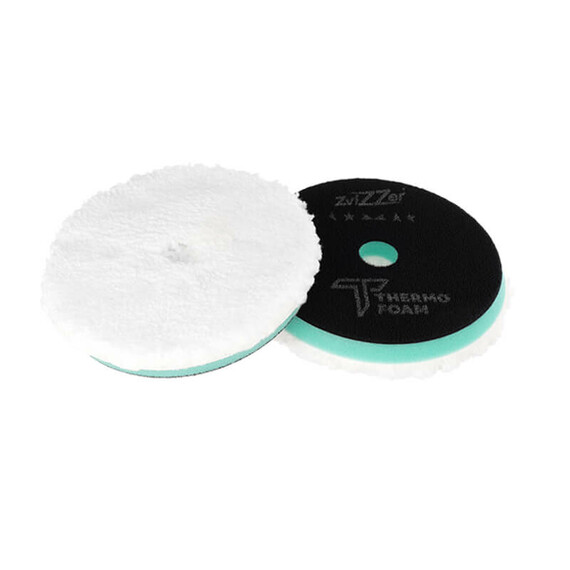ZviZZer PRO THERMO MICROFIBER PAD GREEN FOR DA (HARD) 140/20/125mm - mikrofibrowy pad polerski