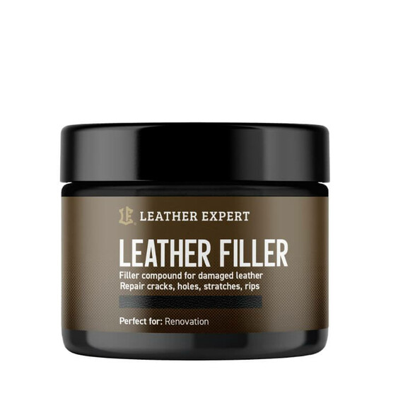 Leather Expert Leather Filler Black 25ml - szpachla do skóry czarna