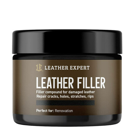 Leather Expert Leather Filler Black 50ml - szpachla do skóry czarna