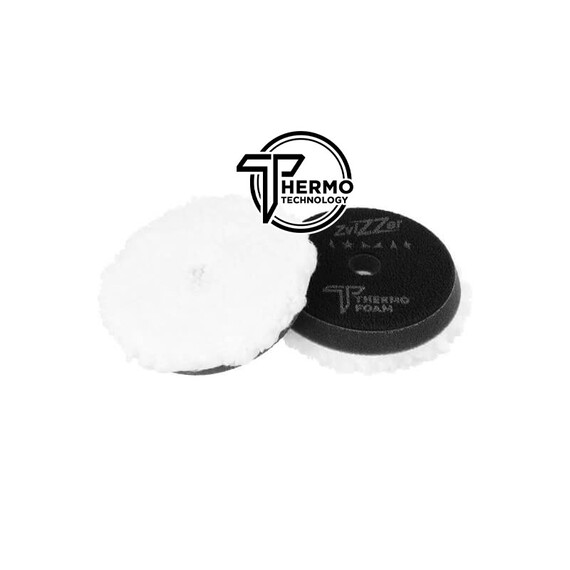 ZviZZer PRO THERMO MICROFIBER PAD BLACK FOR DA (SOFT) 70/20/55mm - mikrofibrowy pad polerski